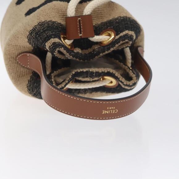 CELINE Shoulder Bag Raffia Beige - Picture 7 of 12